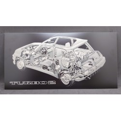 Photo Aluminium - Gravure Laser -