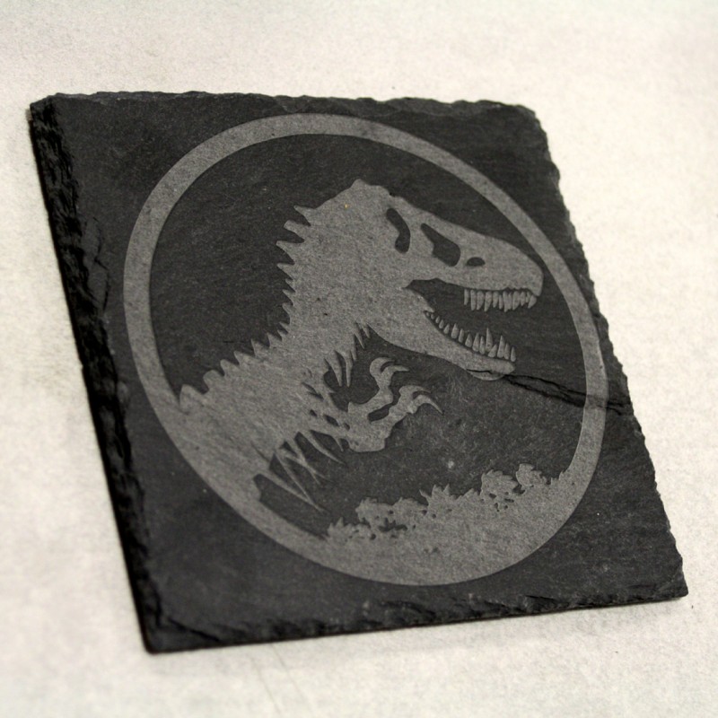 Dessous de verre Ardoise personnalisé 10x10cm