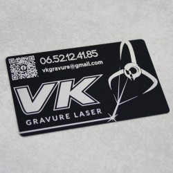 Métal Vide Carte Visite 100x60x0.3mm Plaque Aluminium Peint pour