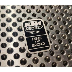 Plaque KTM 1290 RR - Personnalisé - Gravure laser
