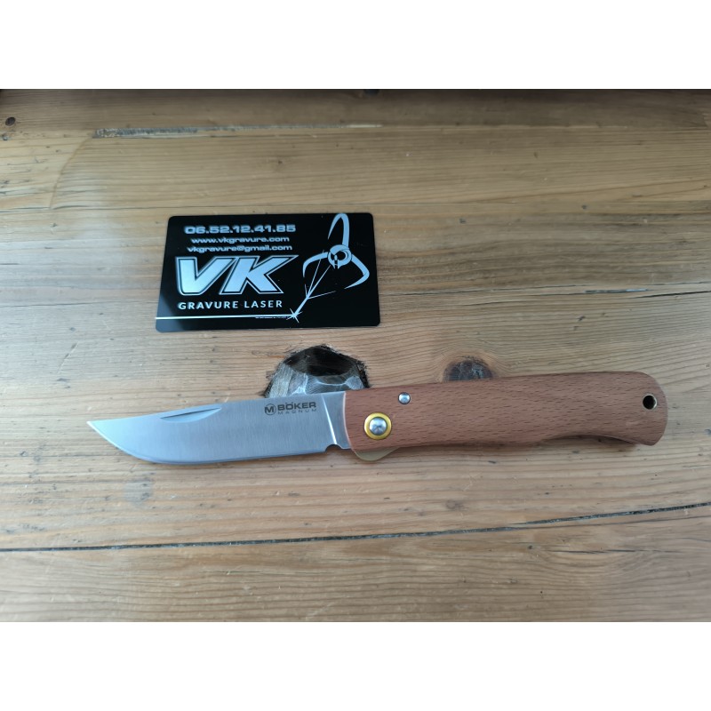 Couteau Böker Rusticus Gravé - Personnalisé - Gravure laser