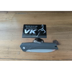 Couteau Kiana Gris Gravé - Personnalisé - Gravure laser