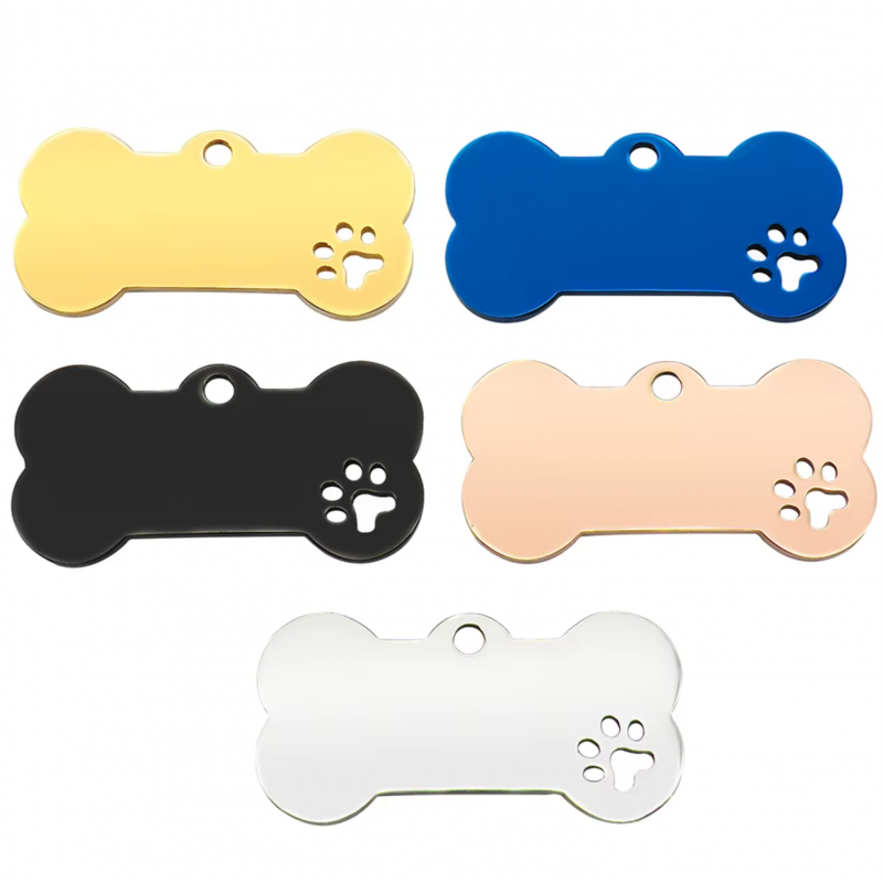 Médaille animaux Acier Inoxydable - Personnalisé - Gravure laser