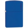 Zippo Royal Bleu Matt Personnalisé