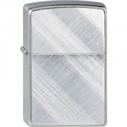 Briquet Zippo Diagonal Chrome Personnalisé - Gravure laser