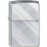 Briquet Zippo Diagonal Chrome Personnalisé - Gravure laser