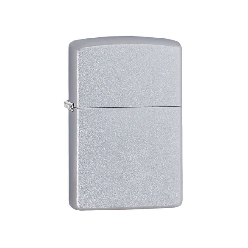 Briquet Zippo Satin Chrome Personnalisé - Gravure laser
