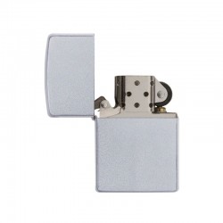 Briquet Zippo Satin Chrome Personnalisé - Gravure laser