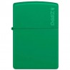 Zippo Vert Mat Personnalisé