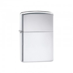 Briquet Zippo Chrome Poli Personnalisé - Gravure laser