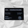 Carte S.I.A Aluminium - Personnalisé - Gravure laser