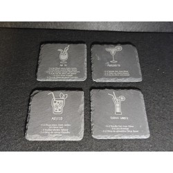 Sous Verre Ardoise Cocktails