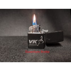Briquet Zippo Noir Mat Personnalisé - Gravure laser
