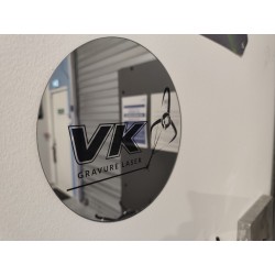 Miroir 20cm X 20cm Graver au laser Personnaliser