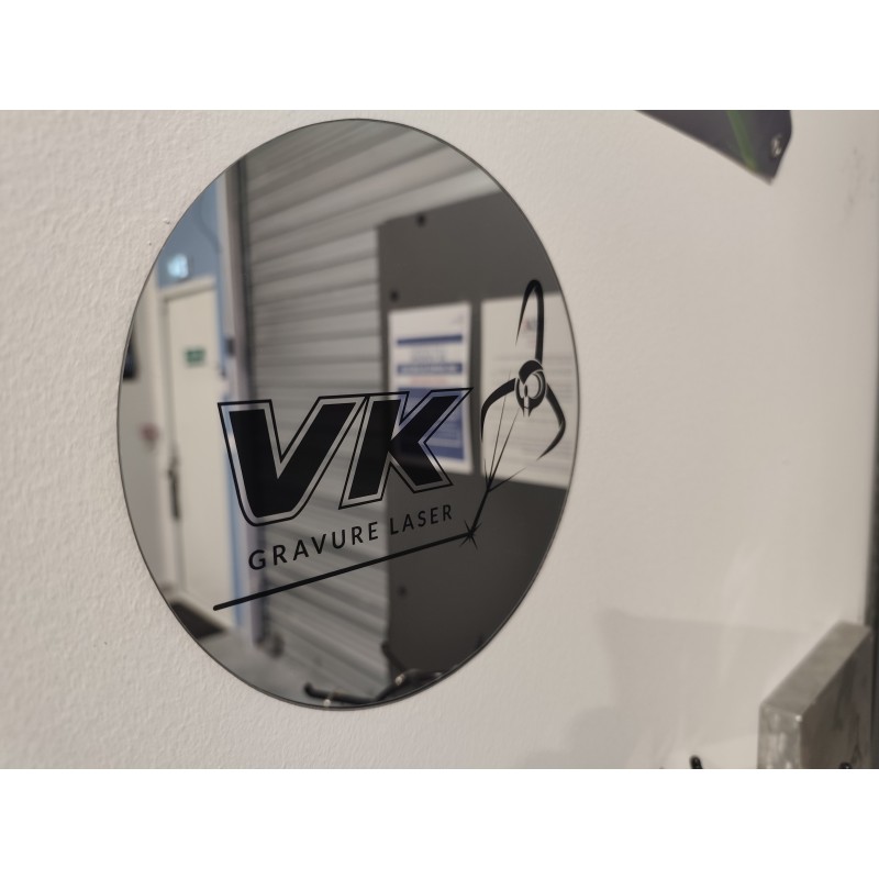 Miroir 20cm X 20cm Graver au laser Personnaliser