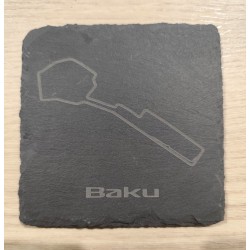 Sous de verre en ardoise Personnalisé Formule 1