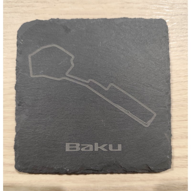 Sous de verre en ardoise Personnalisé Formule 1