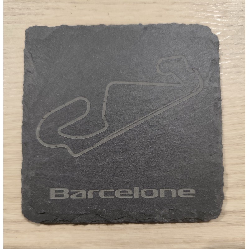 Sous de verre en ardoise Personnalisé Formule 1