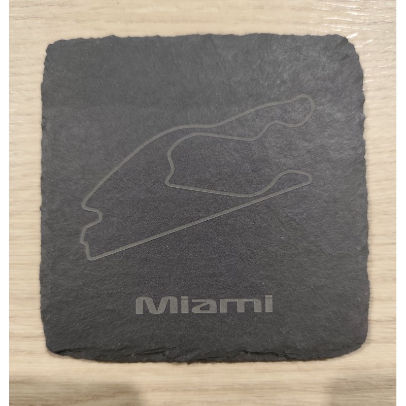 Sous de verre en ardoise Personnalisé Formule 1