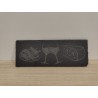 Ardoise Rectangulaire 11x30cm - Personnalisé - Gravure laser