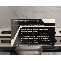 Carte Licence FFA Airsoft  - Personnalisé - Gravure laser
