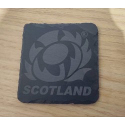 Sous verre Ardoise Equipe Ecosse Rugby