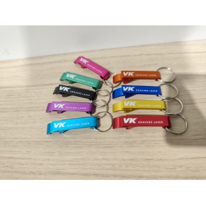 Porte-clés Décapsuleur Aluminium Gravé | VK Gravure Laser