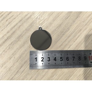 Médaillons rond Acier Inoxydable - Personnalisé - Gravure laser