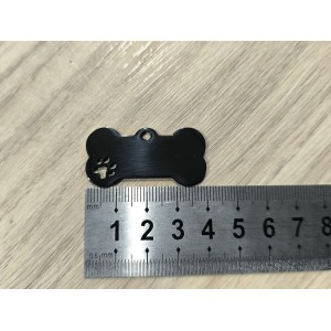 Médaille Identification Chien Chat Gravée Laser | VK Gravure Laser