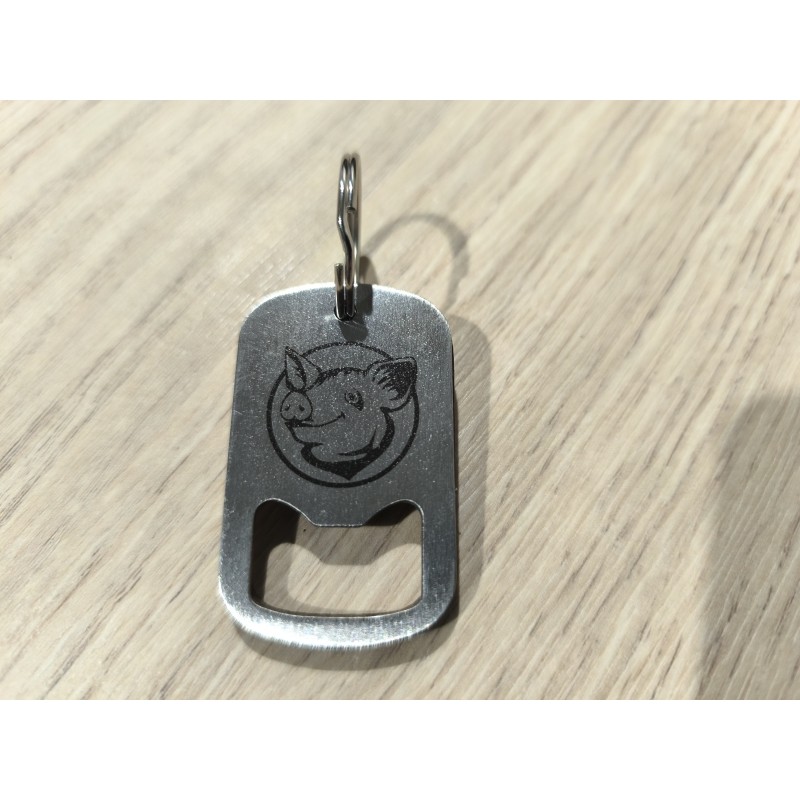 Porte-clés Décapsuleur Personnalisé Gravure Laser | VK Gravure Laser